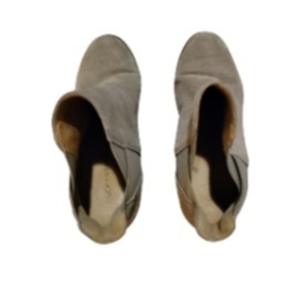 LUCKY BRAND YABBA Wedge Ankle Bootie Tan Size 10 - Picture 8 of 9